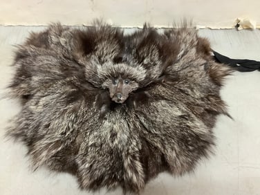 Silver fox zippered bag