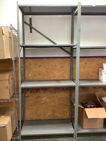 Metal shelving unit(7ft.x3ft.x18in.)