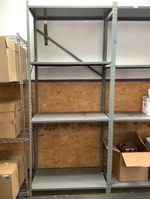 Metal shelving unit(7ft.x3ft.x18in.)