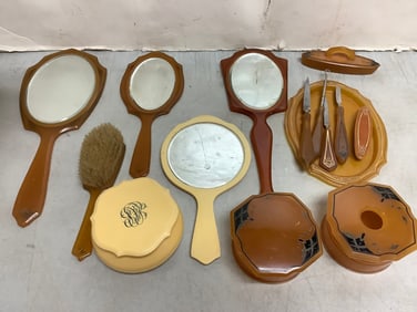 Vintage hand mirrors and more