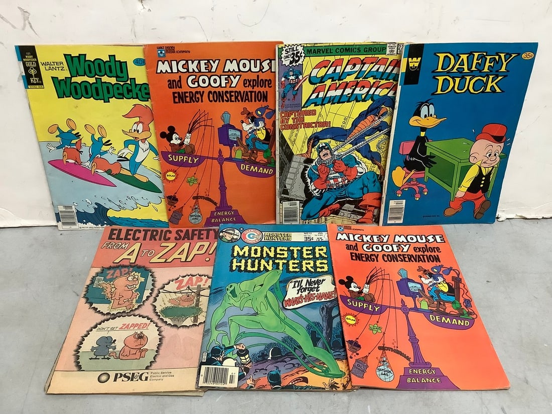 Vintage comics(Monster Hunters, Daffy Duck, Woody Woodpecker, and more) (1 of 1)