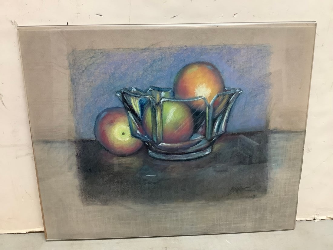 Framed pastel artwork signed Mac(16.25in.x20in.) (1 of 1)