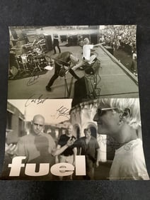 1998 Fuel 2 sided autographed poster(24in.x28in.)