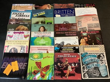 Vintage records(Britten, Eileen Farrell, Joan Sutherland, Beverly Sills, and more)
