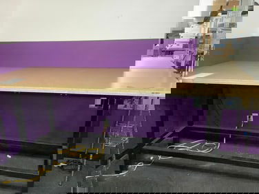 Global workstation table(8ft.x3ft.x3.5ft.)