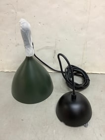 Dokka Northern 251 dark green light fixture design by Birger Dahl