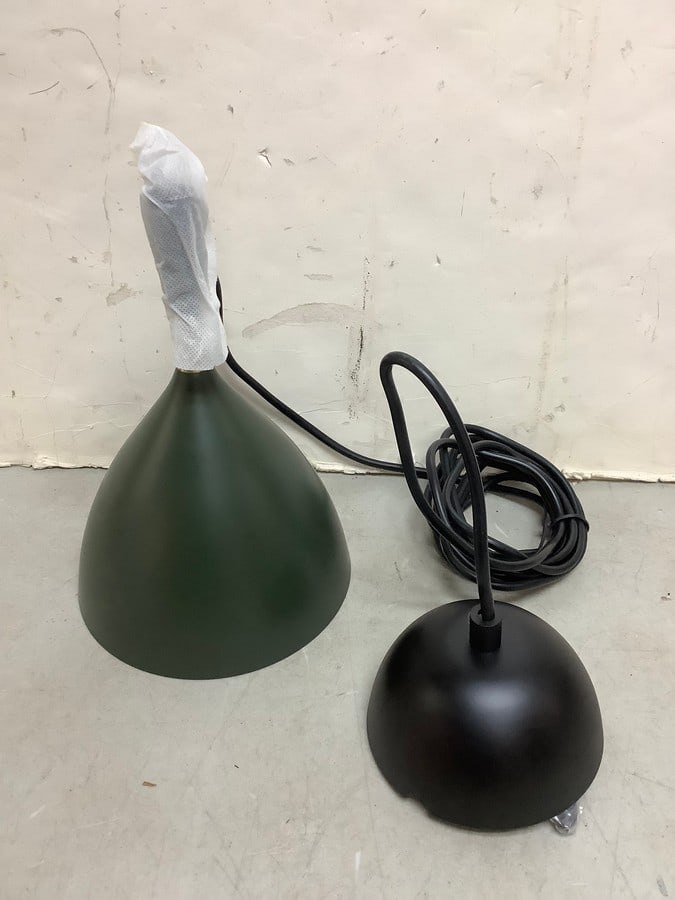 Dokka Northern 251 dark green light fixture design by Birger Dahl (1 of 1)