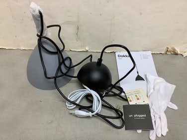 Dokka Northern pendant light fixture Light Grey design by Birger Dahl