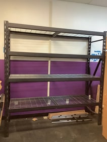 Metal shelving unit(77in.x24in.x78in.)