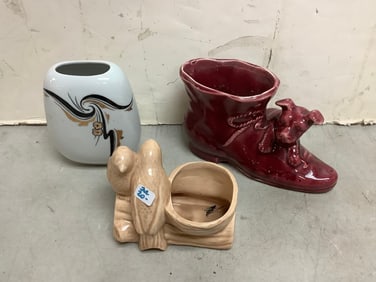 Various planters(5.5in.tallest)