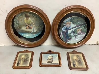 Vintage matches and records(The Blue Danube, My Favorite Chopin, Heifetz Concerto, etc.)