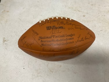 1978 nfl green bay packers signed football
