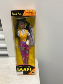 Imani Kente Fun doll in the box
