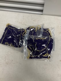 lot of 4 crown royal purple bags