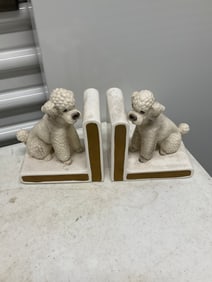 Lefton made in Japan Poodle Bookends