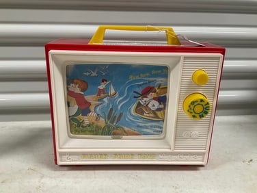 Fisher Price Giant Screen Music Box Tv Works