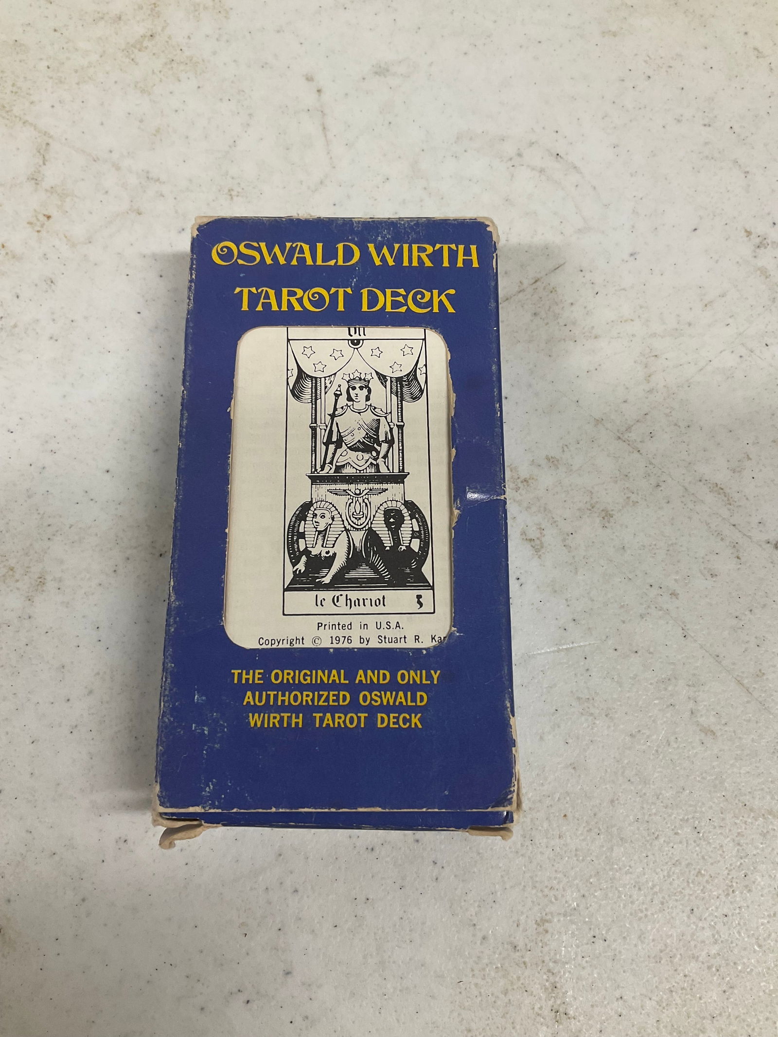 1976 Oswald Wirth Tarot Deck Cards (1 of 1)