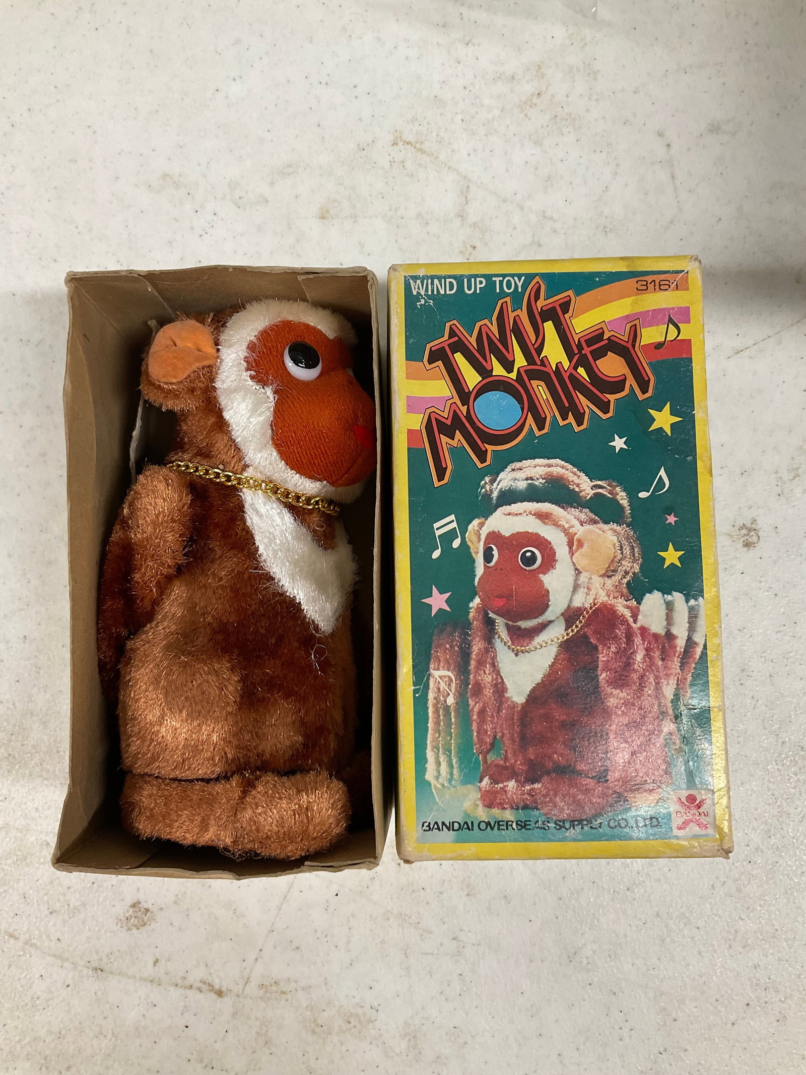 Twist Monkey Toy Made in Japan with the Box: Twist Monkey Toy Made in Japan with the Box
