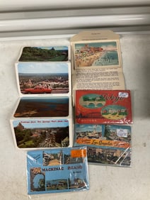 lot of vintage postcards