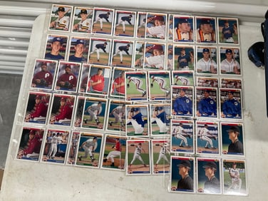 lot of various years baseball cards