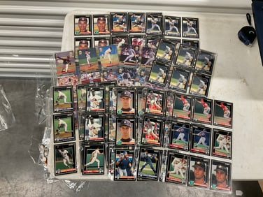 lot of various years baseball cards