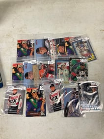 lot of various years nascar trading cards