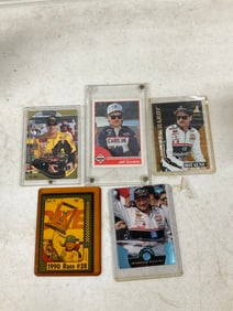 lot of various years nascar trading cards