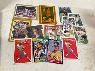 lot full of various years Mark McGwire Trading Cards