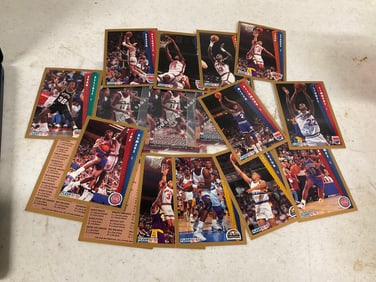lot of various years NBA trading cards