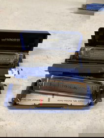 set of 2 Hohner Blue Harp Made in Germany Harmonicas