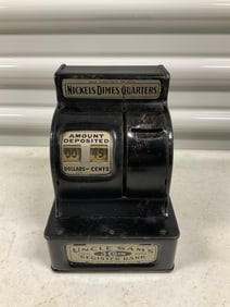 Uncle Sam's 3 Coin Cash Register Bank