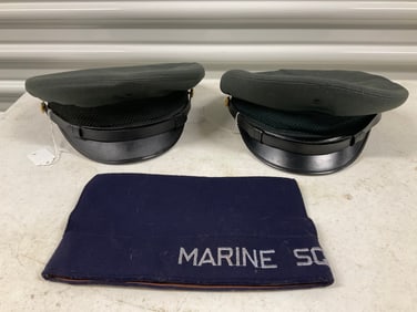 lot of military hats