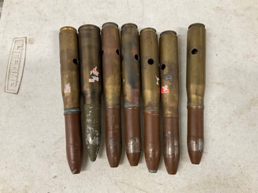 lot of military shells