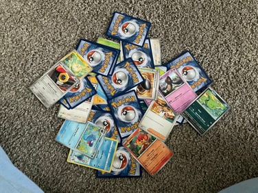 lot of pokemon cards