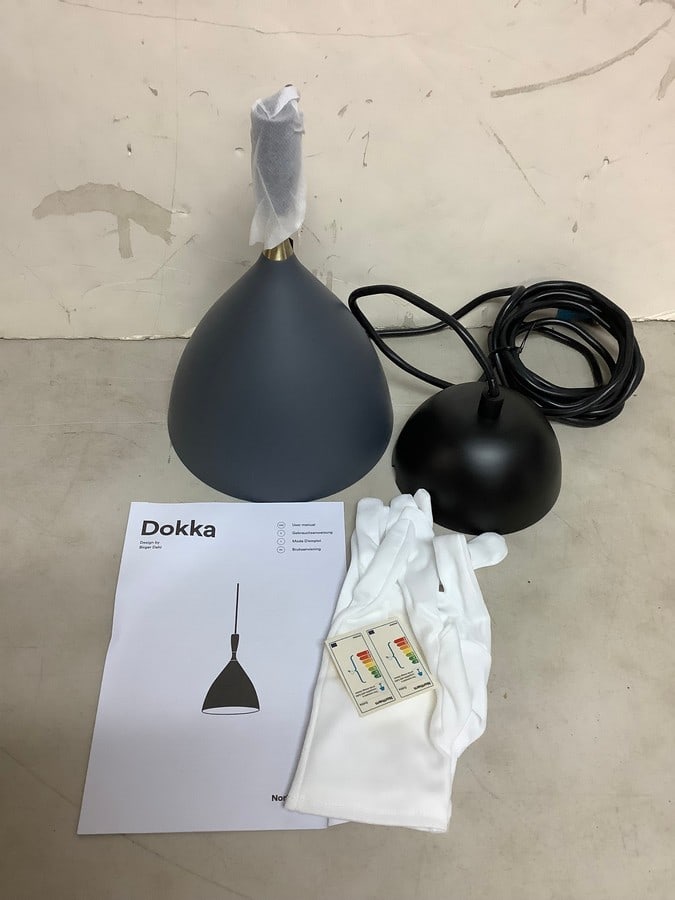 DOKKA NORTHERN dark gray pendant lamp: DOKKA NORTHERN dark gray pendant lamp