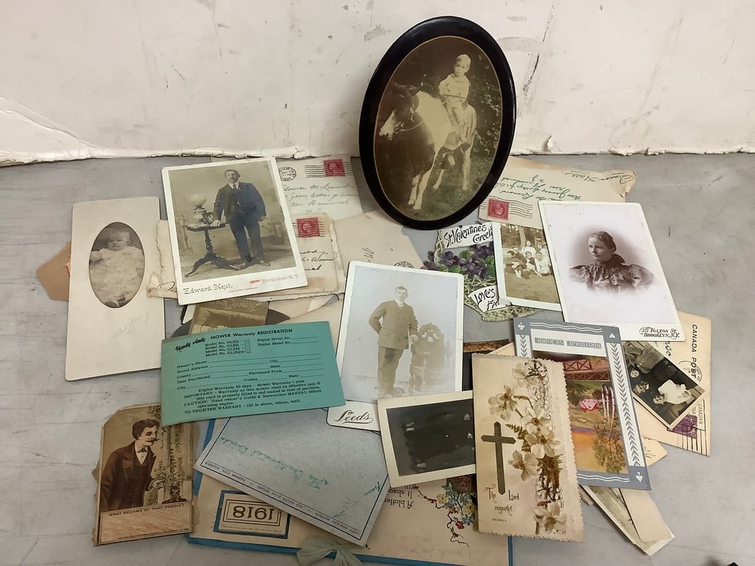 Vintage emphemera and print decor 7.75x5.75: Vintage emphemera and print decor 7.75x5.75