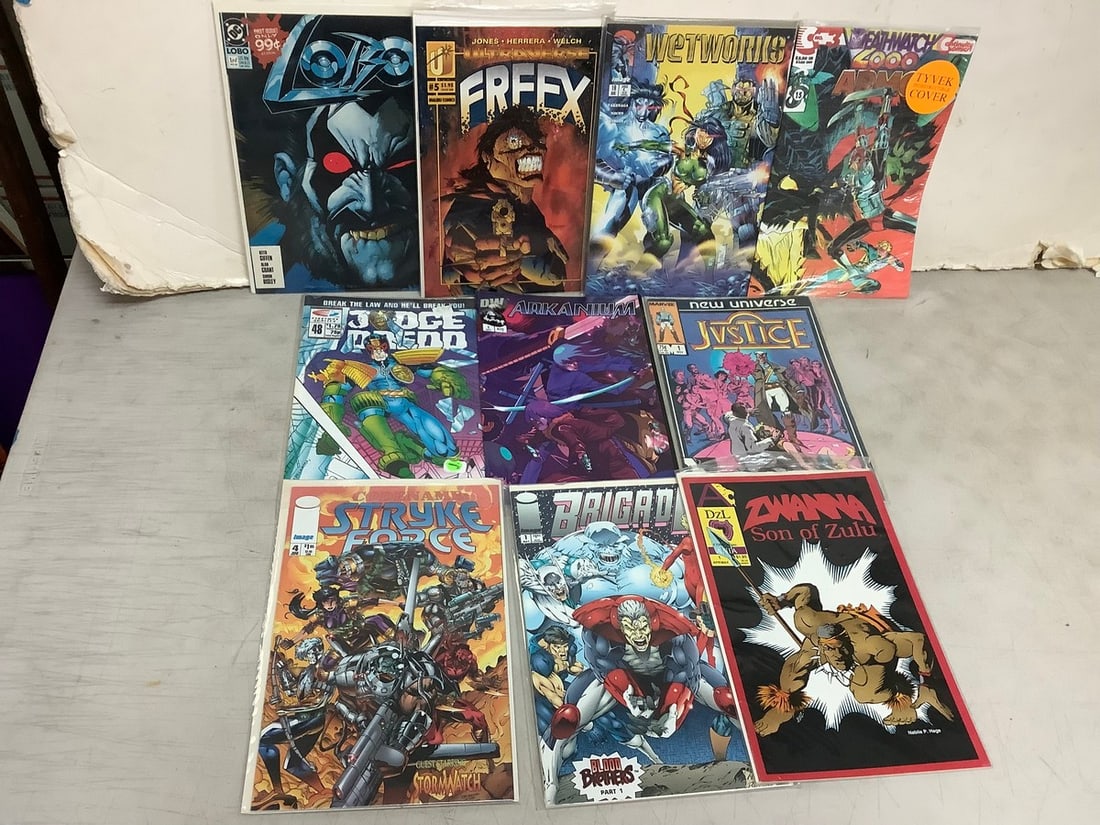 Big lot of comics (LOBO, JUDGE DREDD and more) (1 of 1)