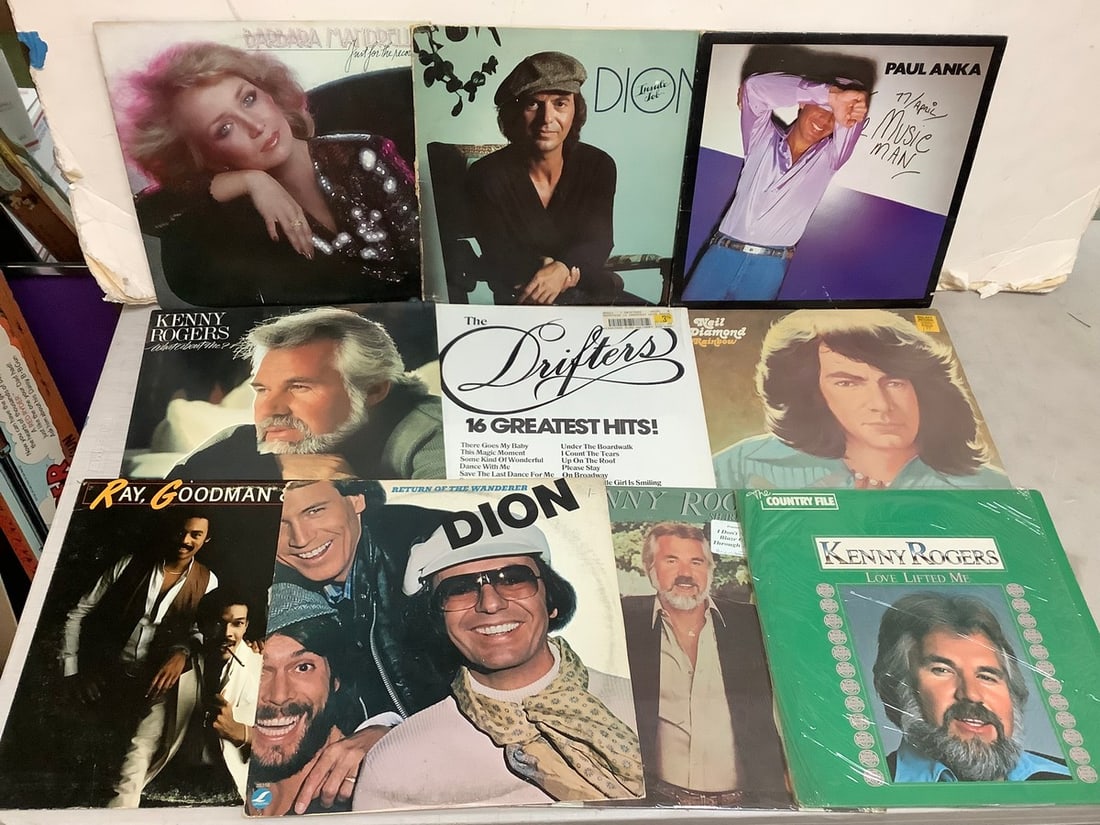 Records some sealed (kenny rodgers, dion and more): Records some sealed (kenny rodgers, dion and more)