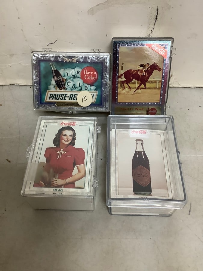 Various Coca-Cola Collectible Cards (1 of 1)