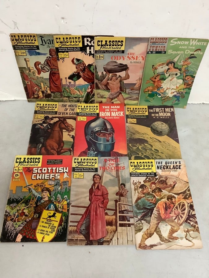 Vintage Classics Illustrated Comic Books (1 of 1)