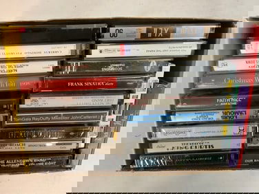 Vintage Cassette Tapes (Frank Sinatra, Faith Hill, Archie Roach, and more)