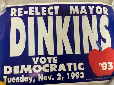 Mayor Dinkins Political Posters - 1993 (17.5inx11.5in)
