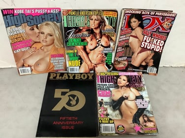 Various Adult Magazines (High Society, Playboy and more)