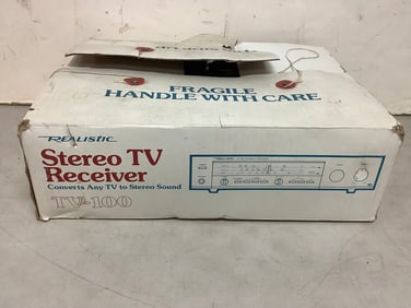 Realistic Stereo TV Receiver (Model: TV-100)