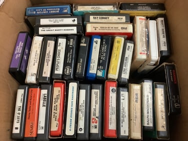 Vintage 8-Track Stero Tapes (Labelle, Marty Robbins, Jim Croce, and more)