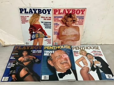 Various Adult Magazines (Playboy and Penthouse)