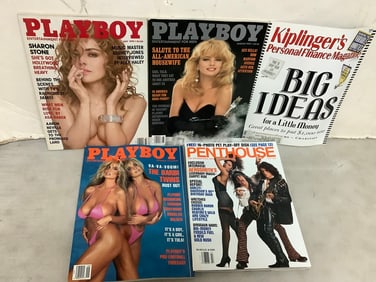 Various Adult Magazines (Playboy, Penthouse, and more)