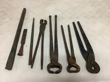 Vintage blacksmith tools