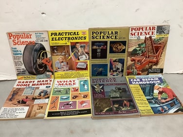 Vintage magazines(Practical electronics, Popular Science, and more)