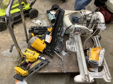 Rolling cart with tools